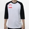 Raglan 3/4 Roundneck Shirt (White Body) Thumbnail