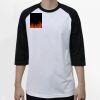 Raglan 3/4 Roundneck Shirt (White Body) Thumbnail
