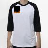 Raglan 3/4 Roundneck Shirt (White Body) Thumbnail