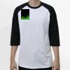 Raglan 3/4 Roundneck Shirt (White Body) Thumbnail