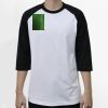 Raglan 3/4 Roundneck Shirt (White Body) Thumbnail