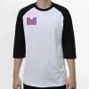 Raglan 3/4 Roundneck Shirt (White Body) Thumbnail