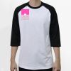 Raglan 3/4 Roundneck Shirt (White Body) Thumbnail