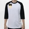 Raglan 3/4 Roundneck Shirt (White Body) Thumbnail