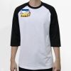 Raglan 3/4 Roundneck Shirt (White Body) Thumbnail
