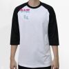 Raglan 3/4 Roundneck Shirt (White Body) Thumbnail