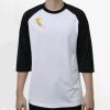 Raglan 3/4 Roundneck Shirt (White Body) Thumbnail