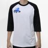 Raglan 3/4 Roundneck Shirt (White Body) Thumbnail