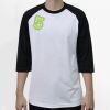 Raglan 3/4 Roundneck Shirt (White Body) Thumbnail