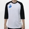 Raglan 3/4 Roundneck Shirt (White Body) Thumbnail