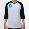 Raglan 3/4 Roundneck Shirt (White Body) Thumbnail