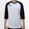 Raglan 3/4 Roundneck Shirt (White Body) Thumbnail
