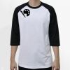 Raglan 3/4 Roundneck Shirt (White Body) Thumbnail