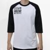 Raglan 3/4 Roundneck Shirt (White Body) Thumbnail