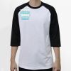 Raglan 3/4 Roundneck Shirt (White Body) Thumbnail
