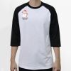 Raglan 3/4 Roundneck Shirt (White Body) Raglan 3/4 Roundneck Shirt (White Body) Thumbnail