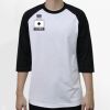 Raglan 3/4 Roundneck Shirt (White Body) Thumbnail