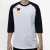 Raglan 3/4 Roundneck Shirt (White Body) Thumbnail