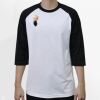 Raglan 3/4 Roundneck Shirt (White Body) Thumbnail