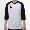 Raglan 3/4 Roundneck Shirt (White Body) Thumbnail