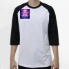 Raglan 3/4 Roundneck Shirt (White Body) Thumbnail