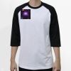 Raglan 3/4 Roundneck Shirt (White Body) Thumbnail