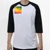 Raglan 3/4 Roundneck Shirt (White Body) Thumbnail