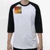 Raglan 3/4 Roundneck Shirt (White Body) Thumbnail