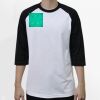 Raglan 3/4 Roundneck Shirt (White Body) Thumbnail