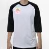Raglan 3/4 Roundneck Shirt (White Body) Thumbnail