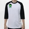 Raglan 3/4 Roundneck Shirt (White Body) Thumbnail