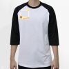 Raglan 3/4 Roundneck Shirt (White Body) Thumbnail