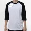 Raglan 3/4 Roundneck Shirt (White Body) Thumbnail