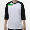 Raglan 3/4 Roundneck Shirt (White Body) Thumbnail