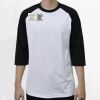 Raglan 3/4 Roundneck Shirt (White Body) Thumbnail