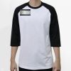 Raglan 3/4 Roundneck Shirt (White Body) Thumbnail