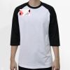 Raglan 3/4 Roundneck Shirt (White Body) Thumbnail