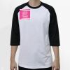 Raglan 3/4 Roundneck Shirt (White Body) Thumbnail