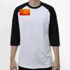 Raglan 3/4 Roundneck Shirt (White Body) Thumbnail