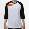 Raglan 3/4 Roundneck Shirt (White Body) Thumbnail