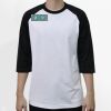 Raglan 3/4 Roundneck Shirt (White Body) Thumbnail