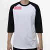 Raglan 3/4 Roundneck Shirt (White Body) Thumbnail