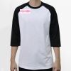 Raglan 3/4 Roundneck Shirt (White Body) Thumbnail