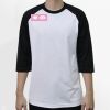 Raglan 3/4 Roundneck Shirt (White Body) Thumbnail