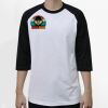 Raglan 3/4 Roundneck Shirt (White Body) Thumbnail