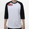 Raglan 3/4 Roundneck Shirt (White Body) Thumbnail
