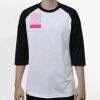 Raglan 3/4 Roundneck Shirt (White Body) Thumbnail