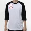 Raglan 3/4 Roundneck Shirt (White Body) Thumbnail