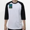 Raglan 3/4 Roundneck Shirt (White Body) Thumbnail