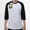 Raglan 3/4 Roundneck Shirt (White Body) Thumbnail